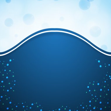 Soyut molekül mavi renk arka plan 