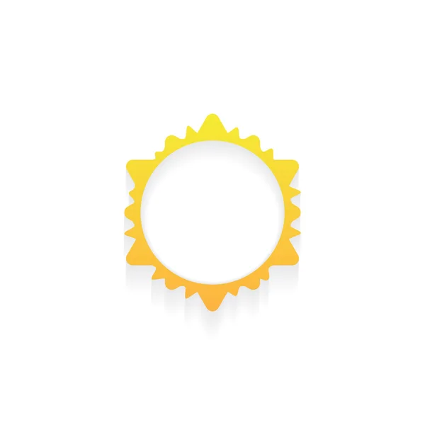 抽象的な創造的な太陽デザイン ベクトル図 — ストックベクタ