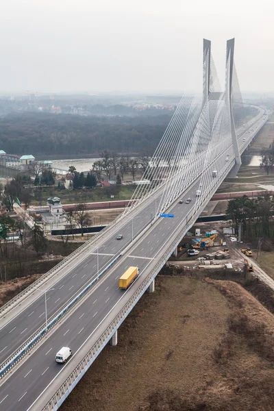 Vue aérienne de l'autoroute — Photo