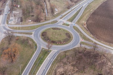 Roundabout Wroclaw City