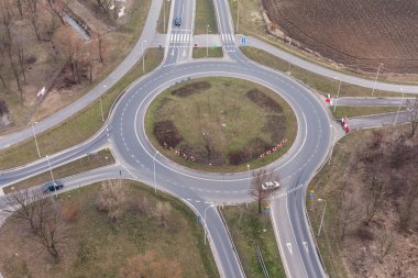 Roundabout Wroclaw City