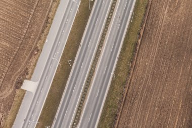 Otobanın havadan görüntüsü