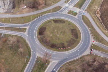Roundabout Wroclaw City
