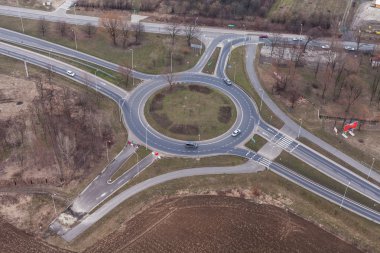 Roundabout Wroclaw City