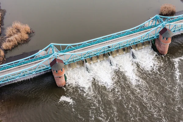 Puente del río Odra en Wroclaw — Foto de Stock