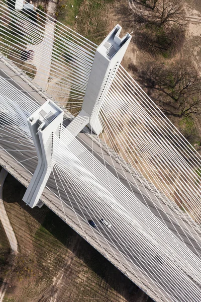 Ponte rodoviária perto da cidade de Wroclaw — Fotografia de Stock