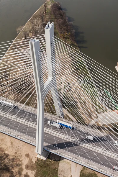 Brug van de snelweg in de buurt van Wroclaw stad — Stockfoto