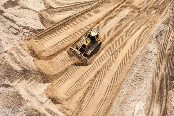 Movedor de terra de trabalho — Fotografia de Stock