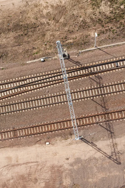 Caminhos de ferro em Polonia — Fotografia de Stock