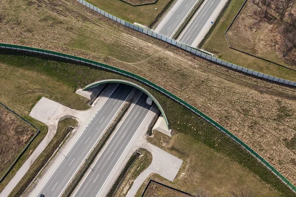 高速道路の空中風景 — ストック写真