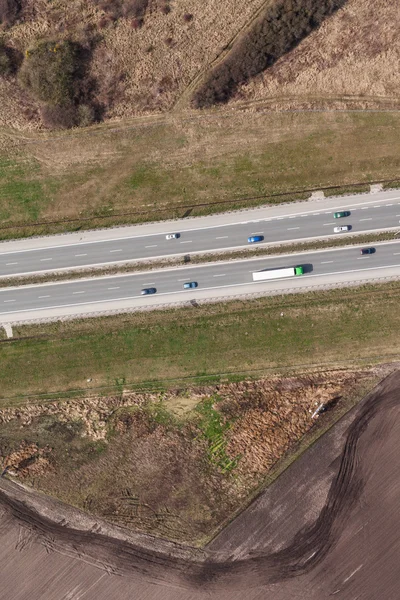 Vista aérea de la autopista —  Fotos de Stock