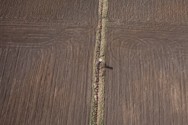 Поля сбора урожая в Польше — стоковое фото