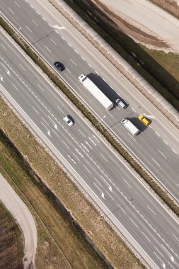 Otobanın havadan görüntüsü 