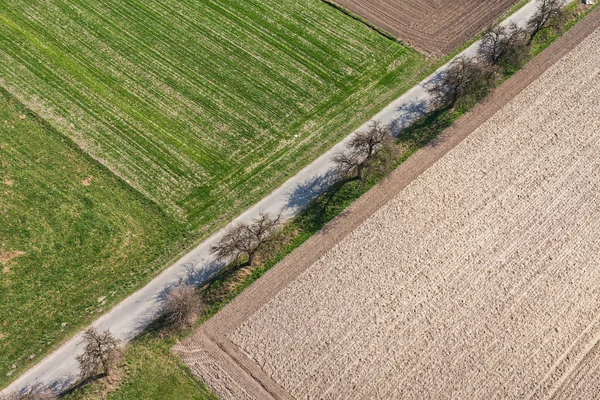 Campos de cosecha en Polonia — Foto de Stock