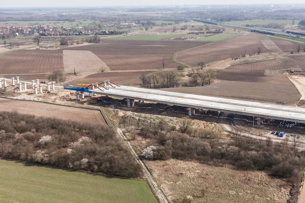 Budowy autostrady — Zdjęcie stockowe