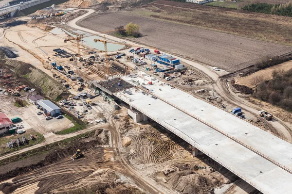 Highway construction site — Stock Photo, Image