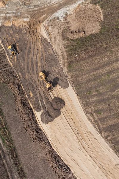 公路施工现场 — 图库照片