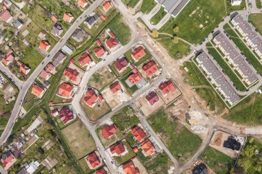 Nysa şehrin havadan görünümü