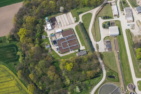 Sewage treatment plant — Stock Photo, Image