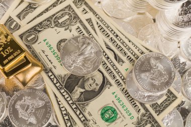 Masada gümüş ve altın külçeleri