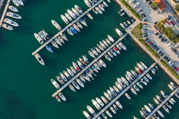 Vista aérea de la costa de Croacia isla de Rab — Foto de Stock