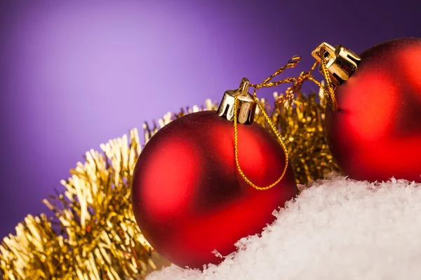 Hermosas bolas de Navidad — Foto de Stock