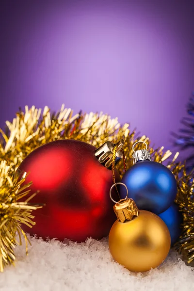 Hermosas bolas de Navidad — Foto de Stock