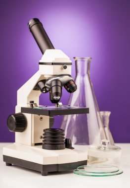 Laboratuvar mikroskop görünüm