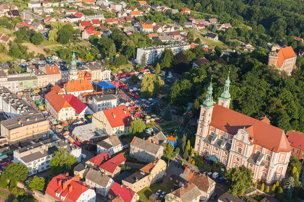 Ciudad de Otmuchow en Polonia — Foto de Stock