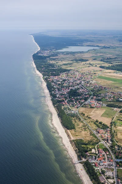 沙滩上的波罗的海波兰语 — 图库照片