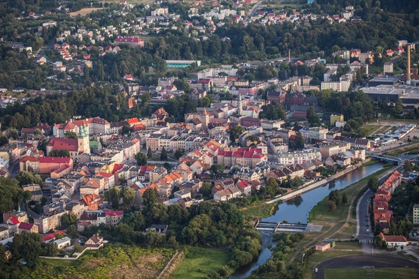 Veduta della città di Glucholazy — Foto Stock