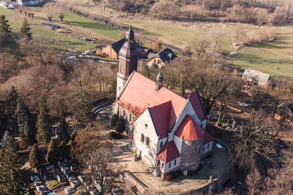 Iglesia cristiana en la aldea de Kotlow —  Fotos de Stock