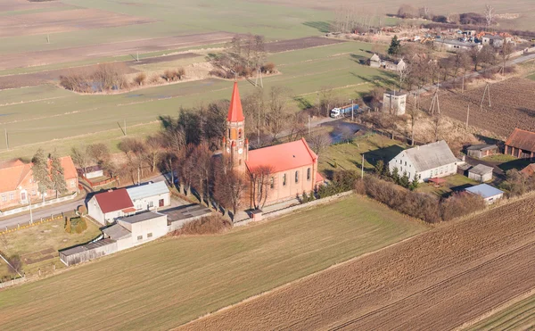 Христианская церковь в селе Стрыжев — стоковое фото