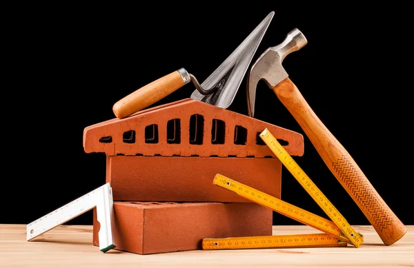 Siyah arka plan üzerine Builder araçları