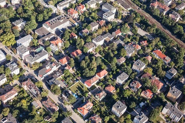 Vista aerea del centro di Opole — Foto Stock