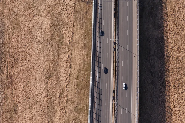 Vista aérea de la autopista —  Fotos de Stock