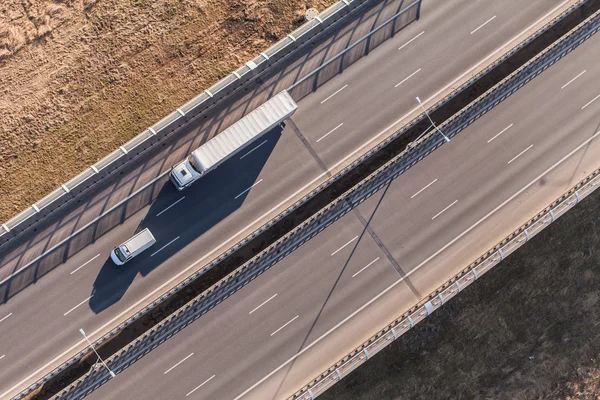 Vue aérienne de l'autoroute — Photo