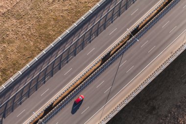 Otobanın havadan görüntüsü