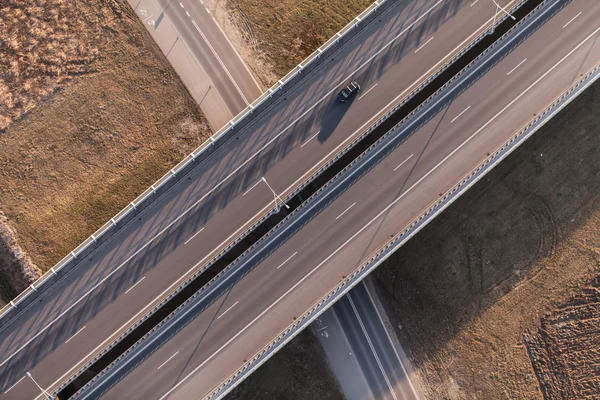 Vista aérea de la autopista — Foto de Stock