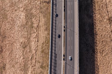 Otobanın havadan görüntüsü