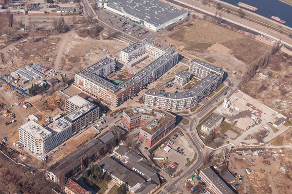 Vista aérea de la ciudad de Wroclaw —  Fotos de Stock