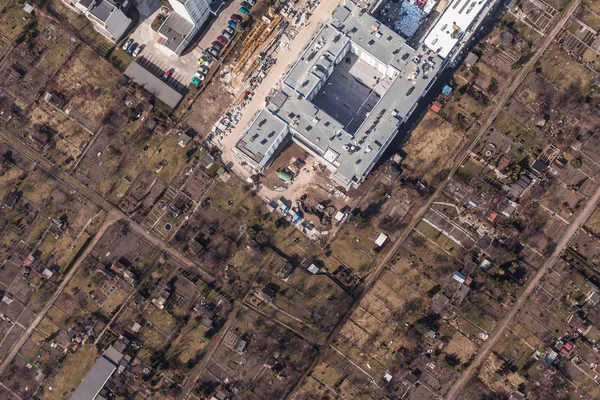 Vista aérea de la ciudad de wroclaw en Polonia — Foto de Stock