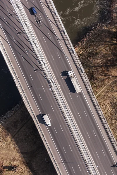 Vista aérea de la autopista — Foto de Stock