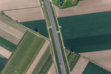 Otobanın havadan görüntüsü