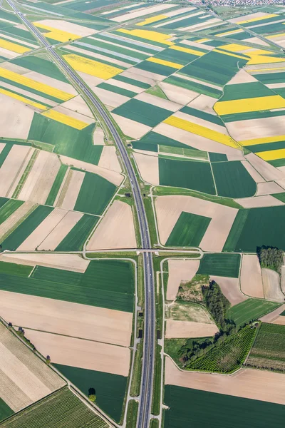 Vista aérea de la autopista — Foto de Stock