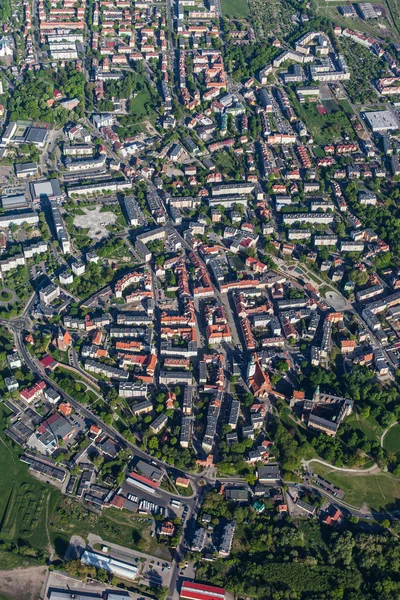 Luftaufnahme der Stadt Olesnica — Stockfoto