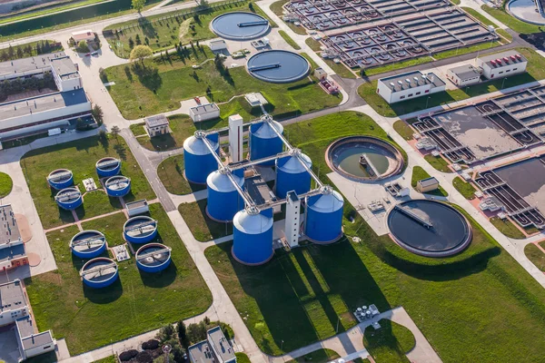 Aerial view of highway — Stock Photo, Image