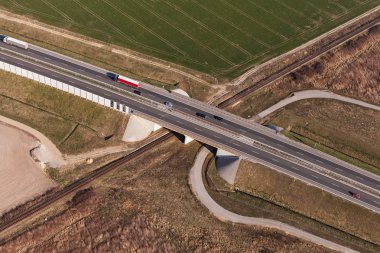 Otobanın havadan görüntüsü