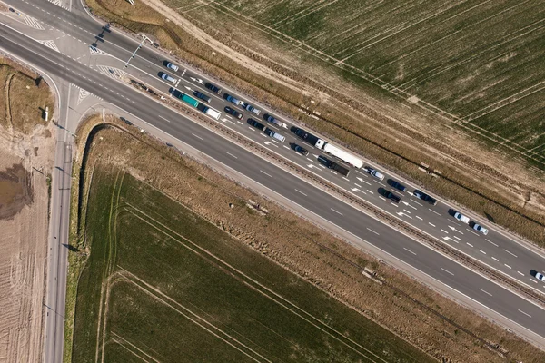 Vista aérea de la autopista —  Fotos de Stock