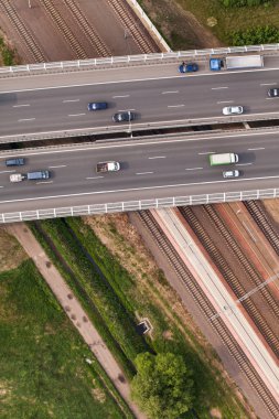 Otobanın havadan görüntüsü